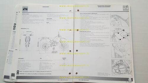 Cagiva W4 50 1991 AGGIORNAMENTO manuale officina originale