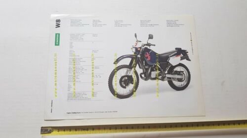 Cagiva W8 125 Enduro 1995 depliant originale brochure moto