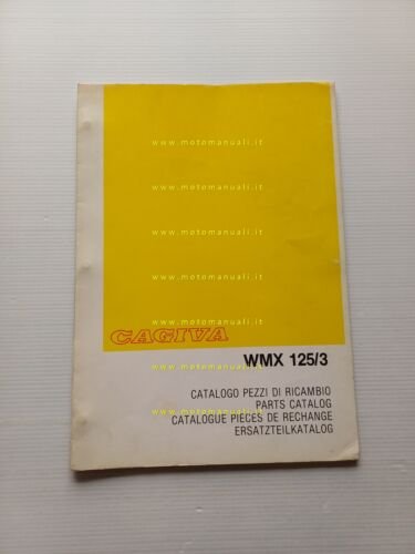 Cagiva WMX 125.3 1983 catalogo ricambi originale spare parts catalog