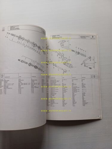 Cagiva WMX 125.3 1983 catalogo ricambi originale spare parts catalog