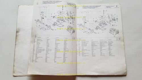 Cagiva WMX 125/3 catalogo ricambi originale spare parts list