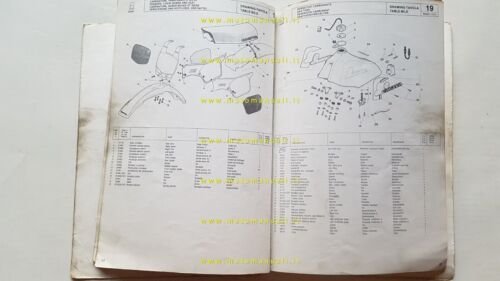 Cagiva WMX 125/3 catalogo ricambi originale spare parts list