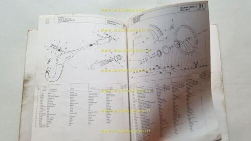 Cagiva WMX 125/3 catalogo ricambi originale spare parts list