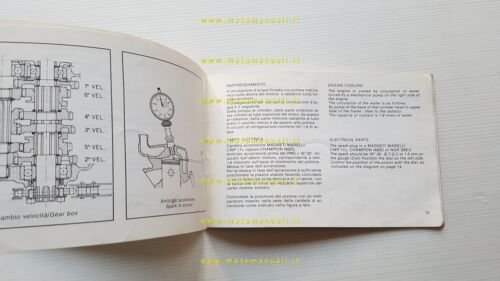 Cagiva WMX 125 Cross 1981 manuale uso manutenzione libretto originale …