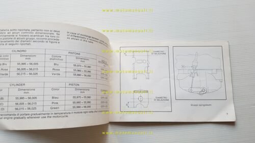 Cagiva WMX 125 Cross 1981 manuale uso manutenzione libretto originale …