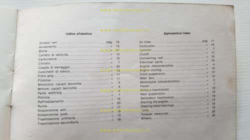 Cagiva WMX 125 Cross 1981 manuale uso manutenzione libretto originale …