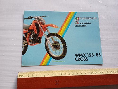 Cagiva WMX 125 Cross 1985 depliant italiano originale