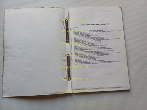 Cagiva WMX 125 G.P. 1985 catalogo ricambi originale