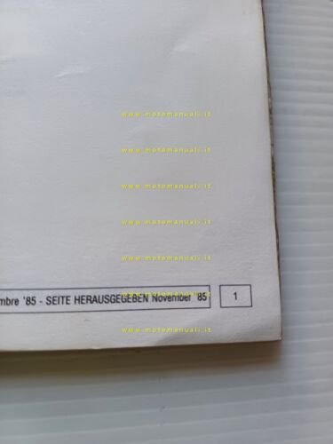 Cagiva WMX 125 G.P. 1985 catalogo ricambi originale