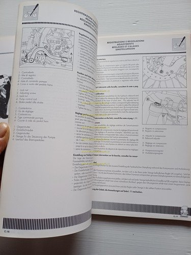 CAGIVA WMX 240 - 250 manuale officina VARIANTI 1989 ORIGINALE