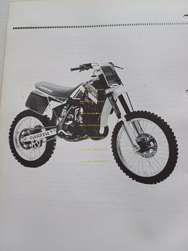 CAGIVA WMX 240 - 250 manuale officina VARIANTI 1989 ORIGINALE
