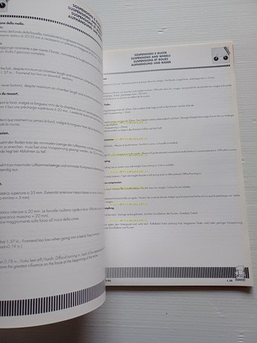 CAGIVA WMX 240 - 250 manuale officina VARIANTI 1989 ORIGINALE