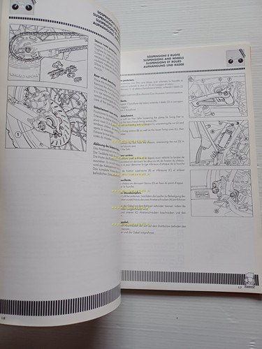 CAGIVA WMX 240 - 250 manuale officina VARIANTI 1989 ORIGINALE