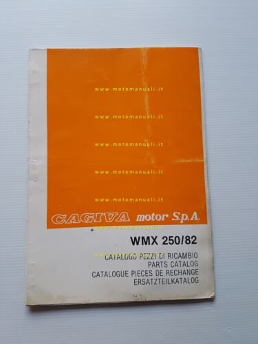 Cagiva WMX 250 Cross 1982 catalogo ricambi originale