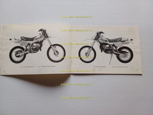Cagiva WRK 125 1982 manuale uso + officina originale owner's …