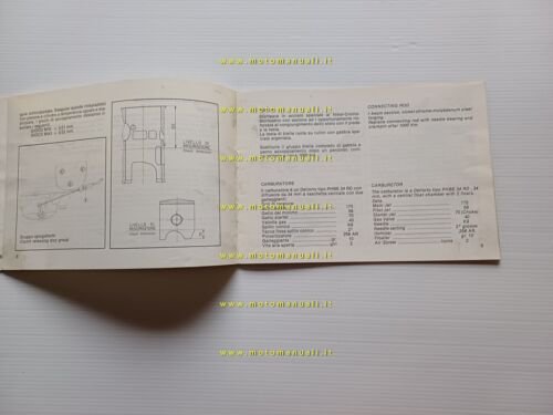 Cagiva WRK 125 1982 manuale uso + officina originale owner's …