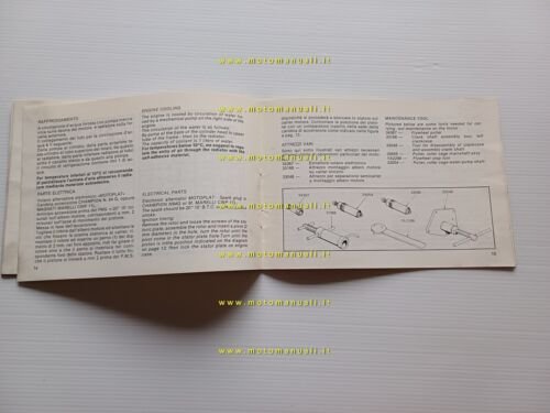 Cagiva WRK 125 1982 manuale uso + officina originale owner's …