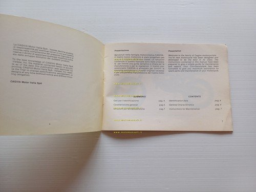 Cagiva WRX 125/1 Enduro 1983 manuale uso manutenzione libretto originale