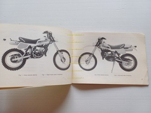 Cagiva WRX 125/1 Enduro 1983 manuale uso manutenzione libretto originale