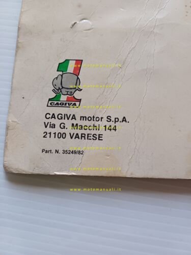 Cagiva WRX 125 1982 manuale uso manutenzione ORIGINALE owner's manual