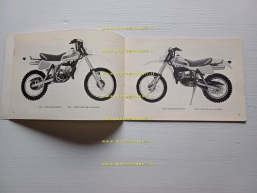 Cagiva WRX 125 Enduro 1982 manuale uso manutenzione originale italiano