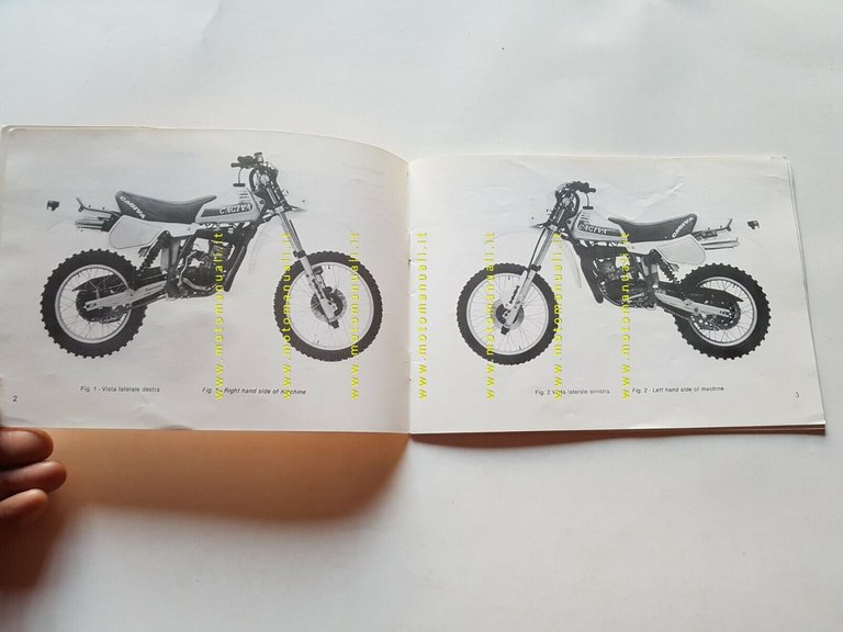 CAGIVA WRX 250 1983 manuale uso manutenzione libretto originale owner's …