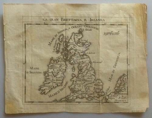 Calcografia 1778 - Gran Bretagna e Irlanda - Abate Lambert …