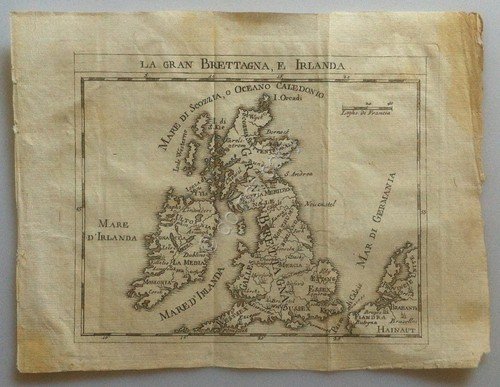Calcografia 1778 - Gran Bretagna e Irlanda - Abate Lambert …