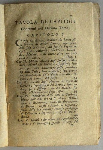 Calcografia 1778 - Le Indie - Abate Lambert - Venezia