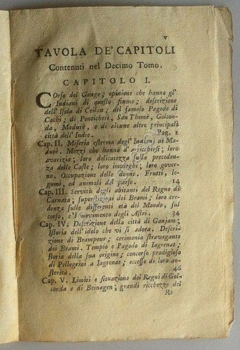 Calcografia 1778 - Le Indie - Abate Lambert - Venezia
