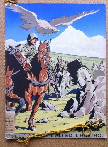 Calendario - 44° Reggimento artiglieria Gran Sasso II - autografo … | Immagine principale