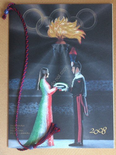 Calendario Storico dei Carabinieri - Anno 2008 - con cordino …