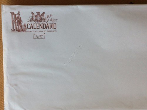 Calendario Storico dei Carabinieri - Anno 2008 - con cordino …