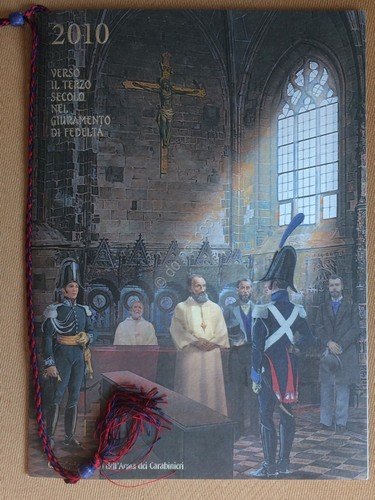 Calendario Storico dei Carabinieri - Anno 2010 - con cordino …