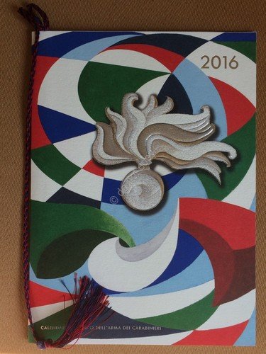 Calendario Storico dei Carabinieri - Anno 2016 - con cordino …