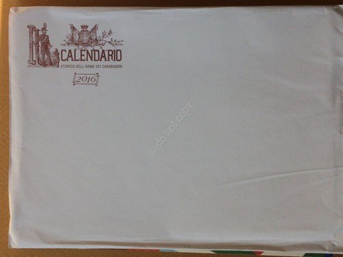 Calendario Storico dei Carabinieri - Anno 2016 - con cordino …