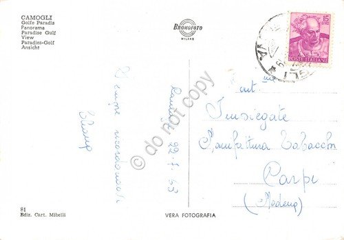 Camogli panorama parziale 1963 | Immagine Gallery 2