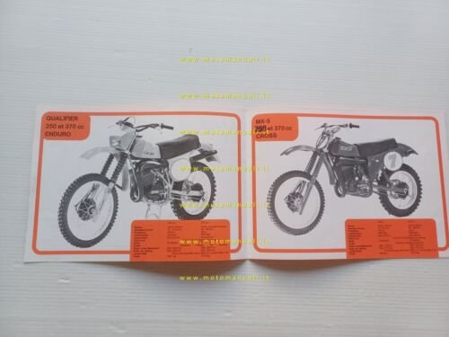 Can-Am 250-370 Qualifier Enduro - MX-5 Cross 1979 depliant francese …
