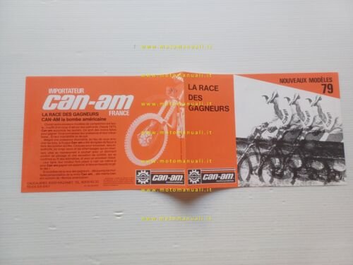 Can-Am 250-370 Qualifier Enduro - MX-5 Cross 1979 depliant francese …