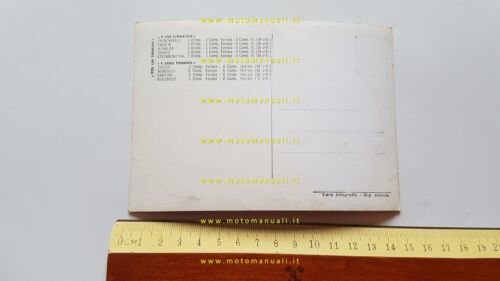 Canottieri Moto Guzzi 1957 cartolina originale