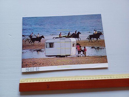 CARAVELAIR Roulotte Belle Ile 1968 depliant Francese originale