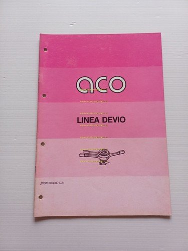 Carello ACO catalogo devioluci auto Alfa Lancia Fiat Maserati anni …