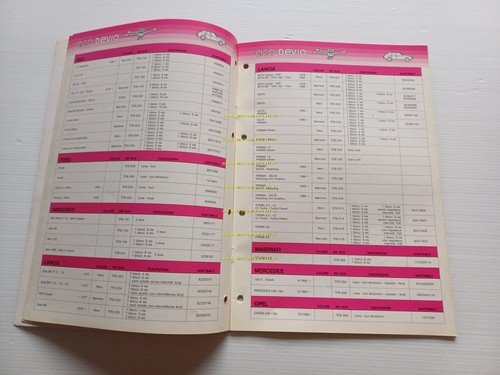 Carello ACO catalogo devioluci auto Alfa Lancia Fiat Maserati anni …