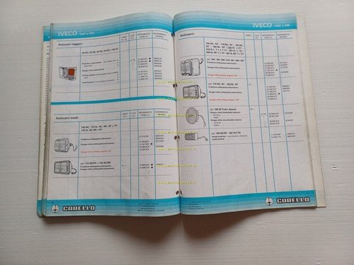 Carello catalogo generale 1988 fari fanali fanalini auto Alfa Lancia …
