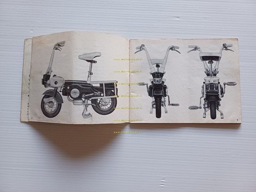 Carnielli Motograziella 50 manuale uso manutenzione libretto originale