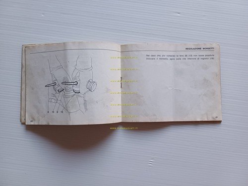 Carnielli Motograziella 50 manuale uso manutenzione libretto originale