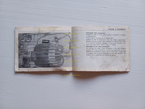 Carnielli Motograziella 50 manuale uso manutenzione libretto originale