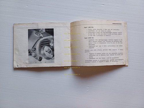 Carnielli Motograziella 50 manuale uso manutenzione libretto originale