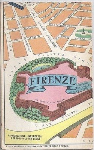 Carta turistica di Firenze - Florence Tourist Map -1957 | Immagine principale