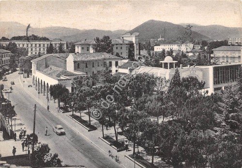 Cartolina - Abano Terme Via P. d ' Abano anni …